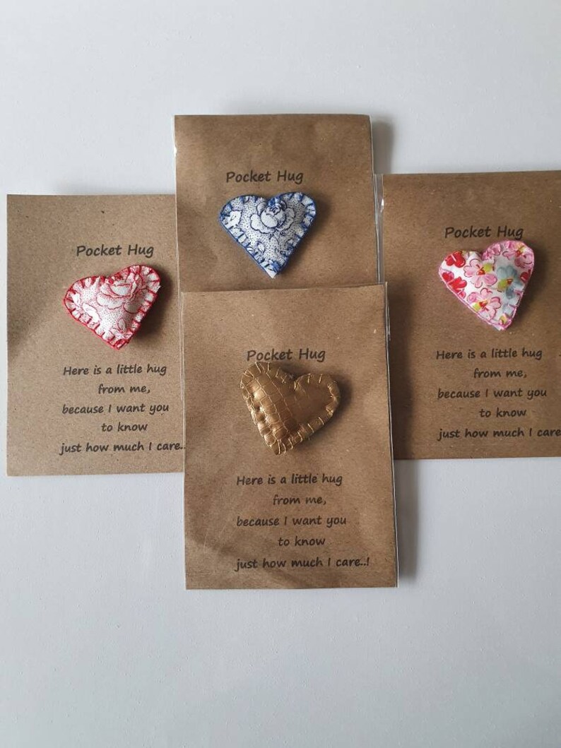 Pocket Hug Gift Handmade Hug Pobox Hug Love You Etsy