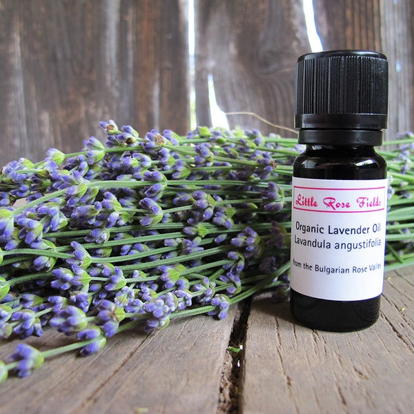 Organic Lavender Essential Oil - Lavandula angustifolia - steam distilled - hand-picked from our own field