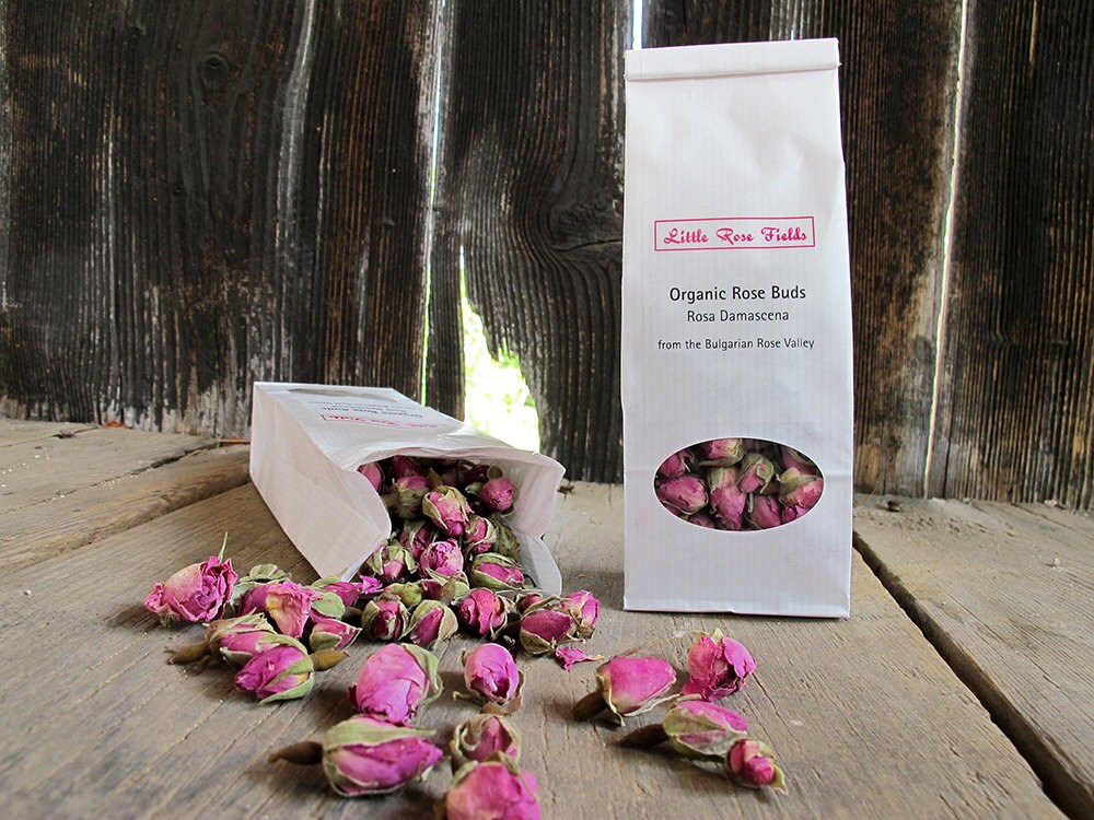 Whole Rose Buds Dried Loose Tea Rosa Damascena Superior Quality Fragrance &  Fresh Flower Buds 