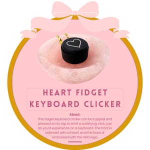 Heart Fidget Keyboard Clicker