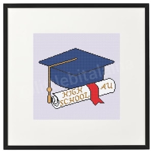 Fanfic Tropes - High School AU, Cross Stitch Pattern, Instant PDF Download