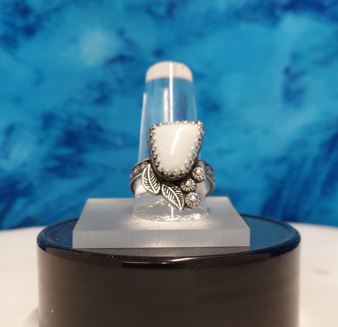 • ALIGNMENT • white buffalo + silver ring
