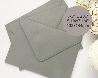 Grey Envelopes Etsy