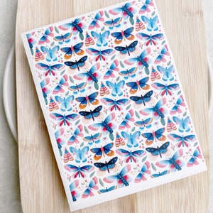 Butterfly Polymer Clay Transfer Sheet: Earring Making Supplies