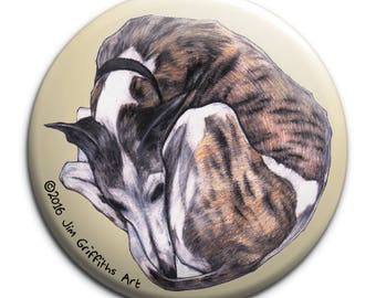 Sighthound pocket mirror, 4 designs available, Greyhound mirror,whippet mirror,stocking filler, handbag mirror, whippet gift, greyhound gift