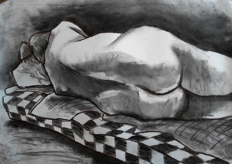 naakt modellering voor kunst
