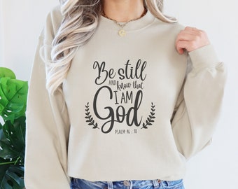 Faith Inspired Crew neck Sweatshirt, Religious Gift, Scripture Apparel, Christian Clothing