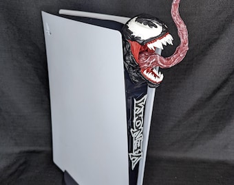 Spiderman Venom Playstation 5 Venom Head And Text Accessories
