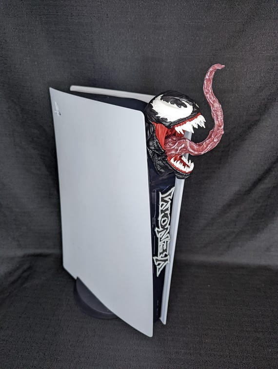 Spiderman Venom Playstation 5 Venom Head And Text Accessories