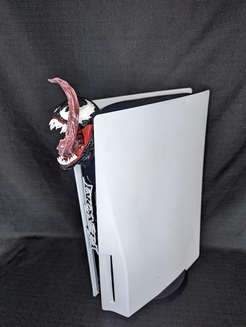 Spiderman Venom Playstation 5 Venom Head And Text Accessories bild 2
