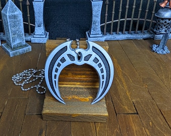 Moon Knight Crescent Dart Necklace