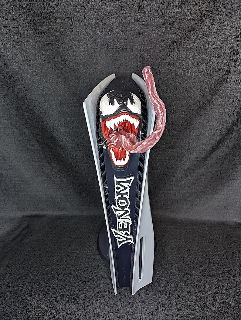 Spiderman Venom Playstation 5 Venom Head And Text Accessories bild 3