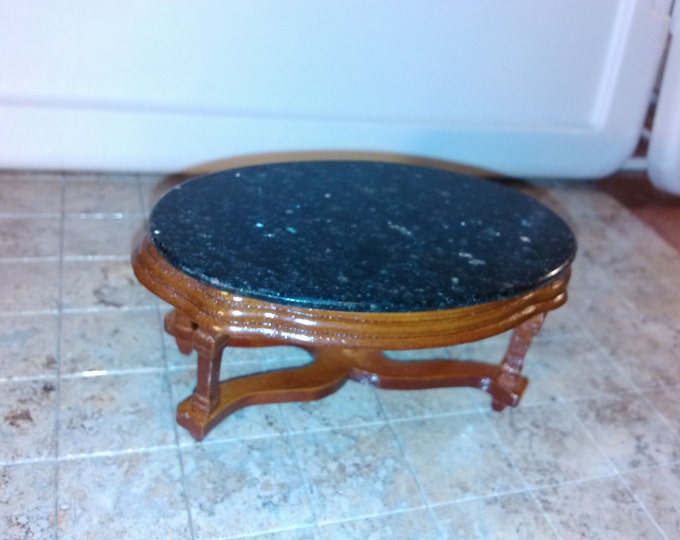 High Quality Dollhouse Furniture Handmade Marble Top Coffee Etsy