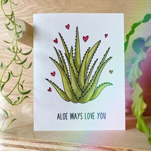 love card, Valentine’s Day gift, funny card, anniversary card, anniversary gift, romantic gift, gifts for plant lover, plant mom, plant dad