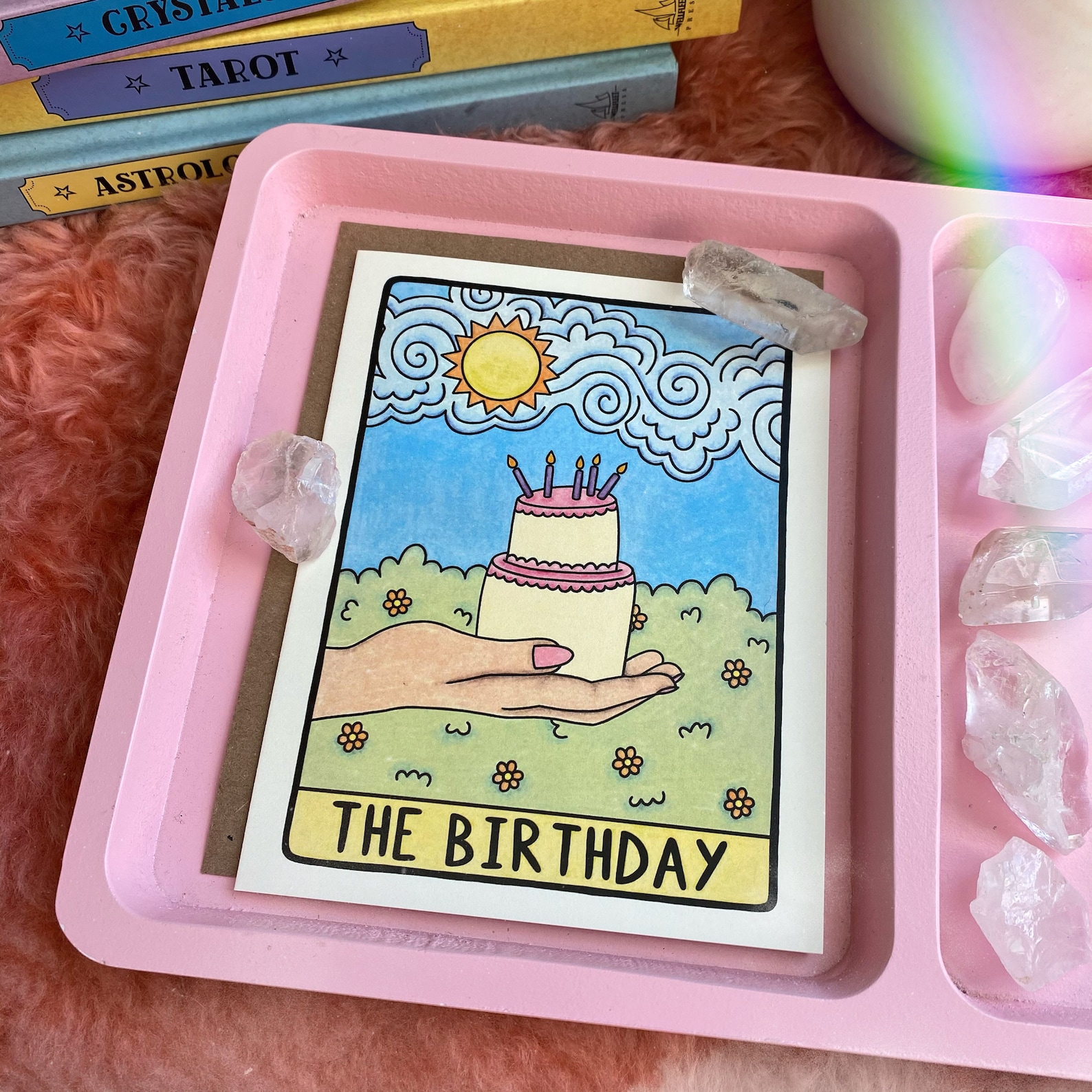 Birthday Card Tarot Themed Tarot Card Witchy Gift Magic Etsy