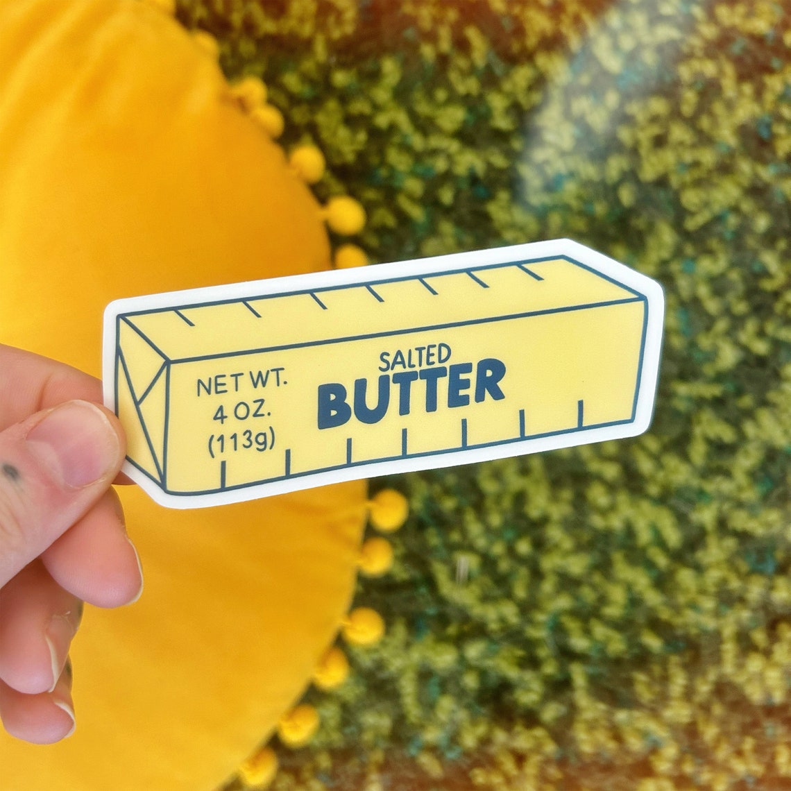 I Love Butter Sticker: Waterproof Matte Food Decal - Etsy