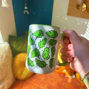 stoner coffee cup, bud, up in smoke, stoner gifts, mary jane mug design, coffee mug, vintage vibes, seventies, large mug
