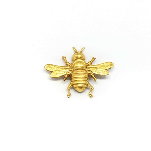 Napoleonic Bee Brooch 3 Sizes: Brass image 8