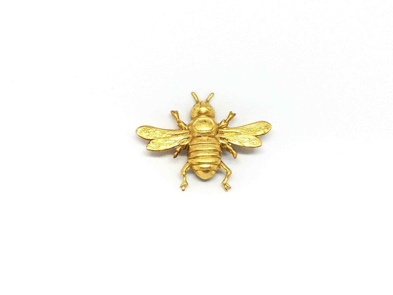 Napoleonic Bee Brooch 3 Sizes: Brass image 8