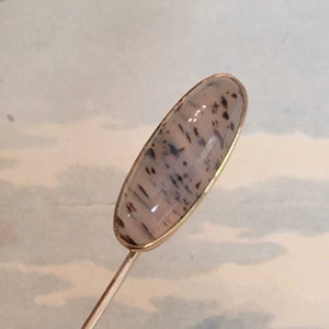 Victorian Moss Agate Stickpin