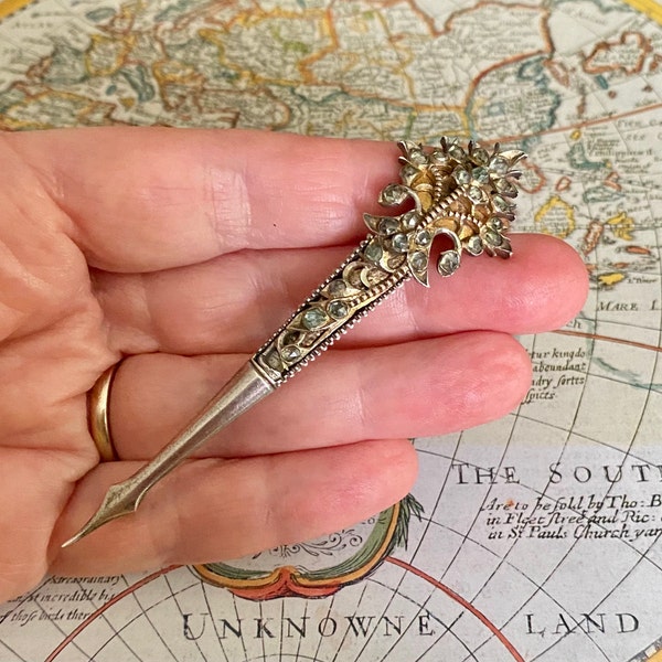 19th Century Kondakoora Hairpin Brooch