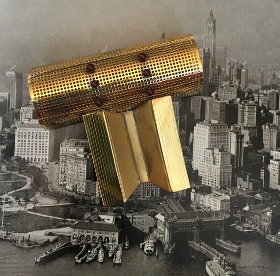 Mid Century Modern Machine Age Brooch - image 7