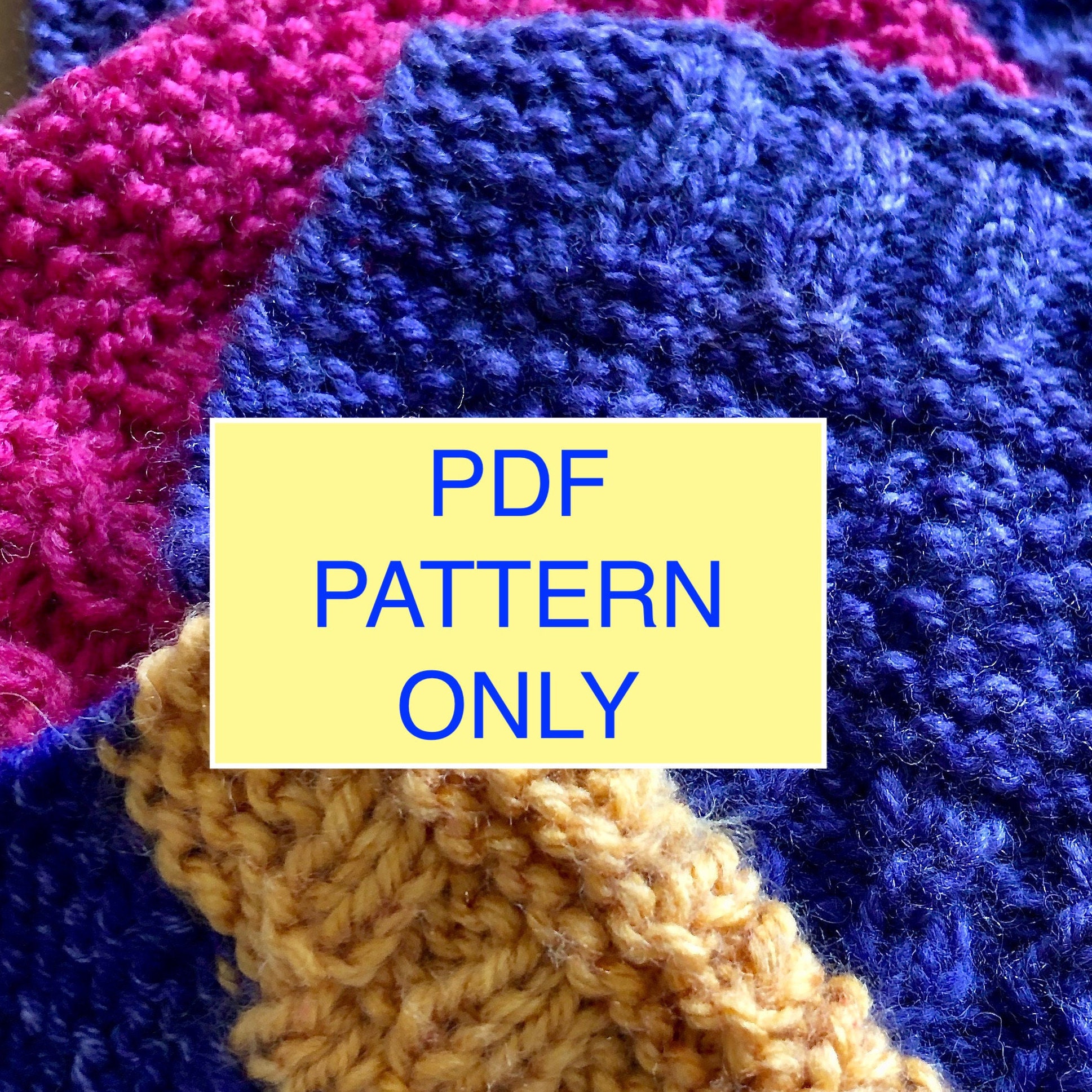 Aran Scarf PDF Downloadable Knitting Pattern Etsy