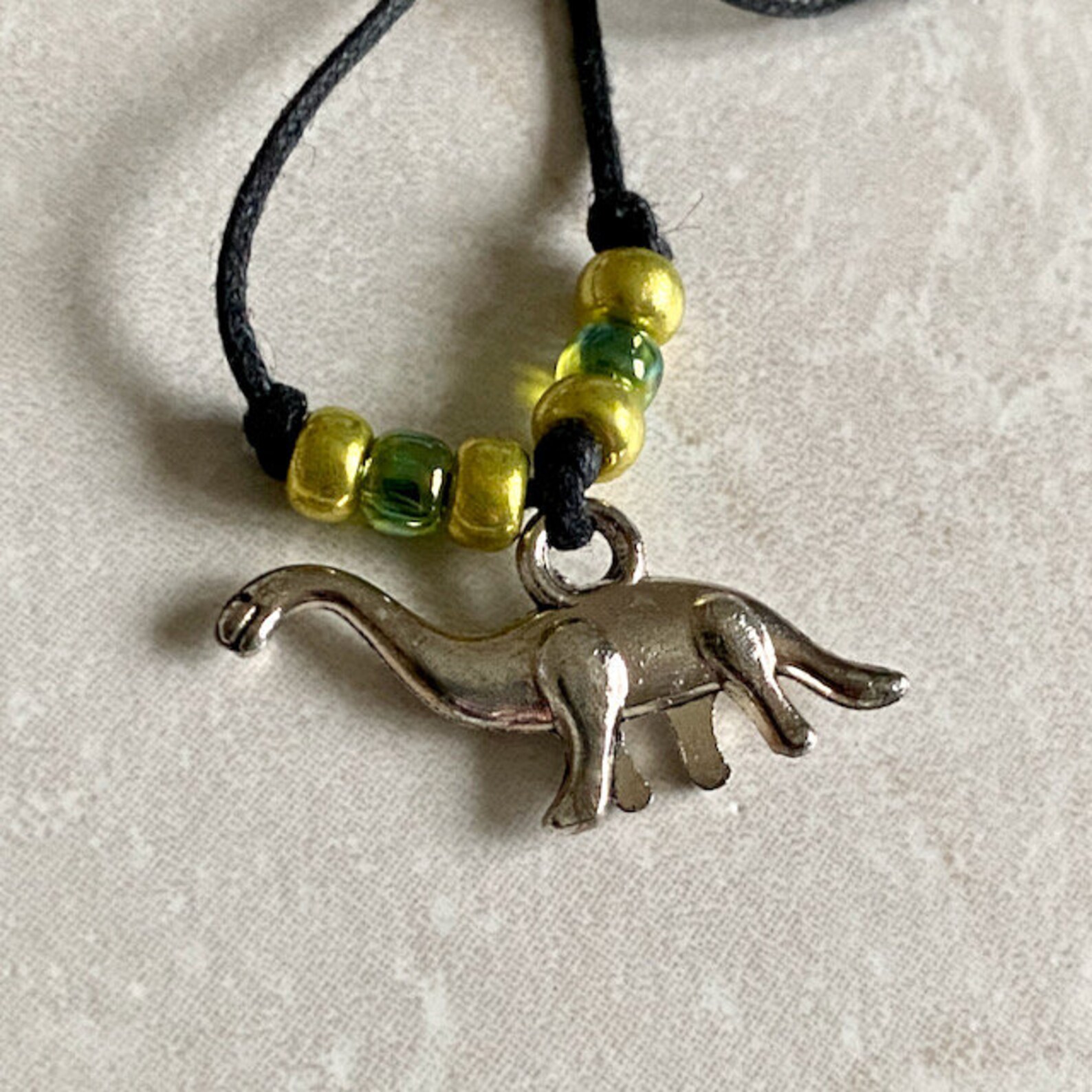 Dinosaur wish bracelet dinosaur charms wish bracelet cotton Etsy