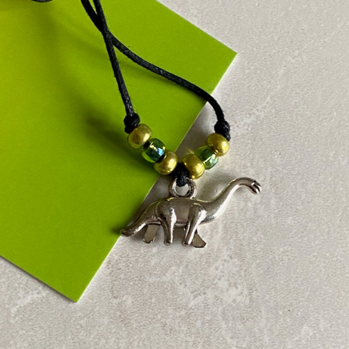 Dinosaur wish bracelet dinosaur charms wish bracelet cotton Etsy