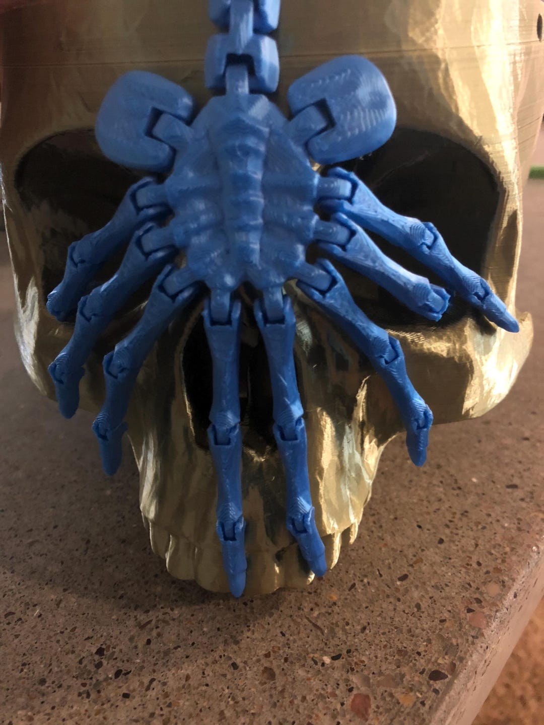 FINAL SALE: Pink 3D Printed Alien Movie Memorabilia Flexible Face ...