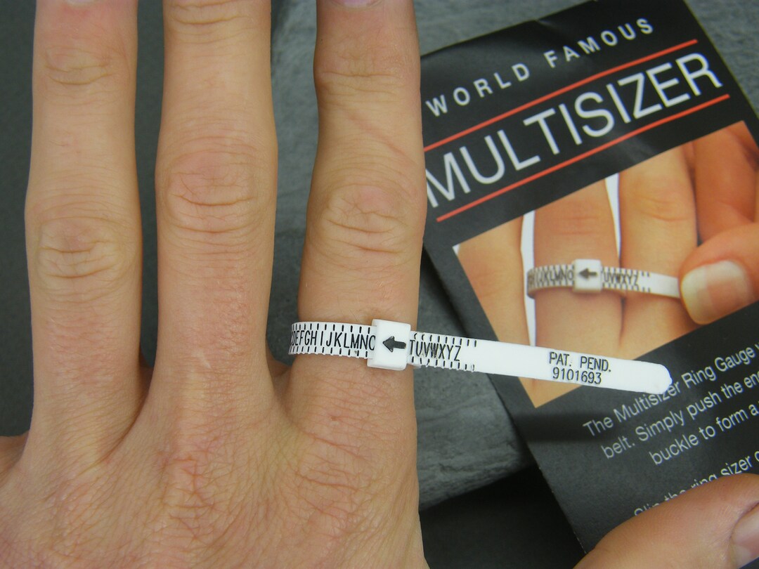 Ring Sizer Ring Size Guide UK Ring Sizer Multi Size Ring Gauge How to