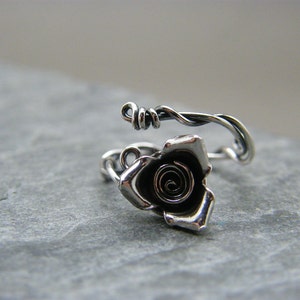 Silver Rose Ring main image 1