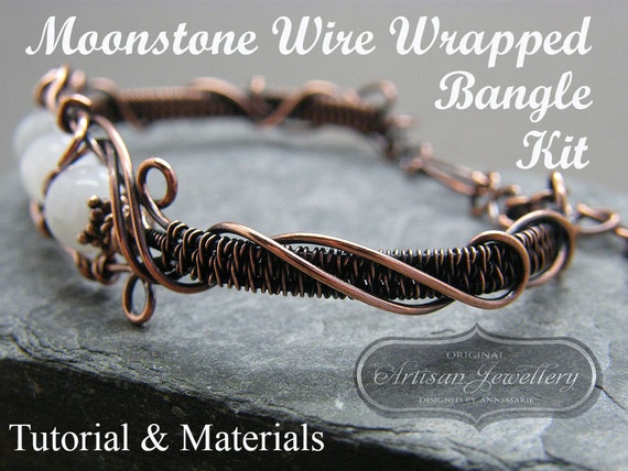 Wire Wrapped Jewellery Tutorial Jewellery Making Kit Wire Wrapping Wire  Wrap Handmade Jewellery, DIY Kit Gift for Crafty Mom 