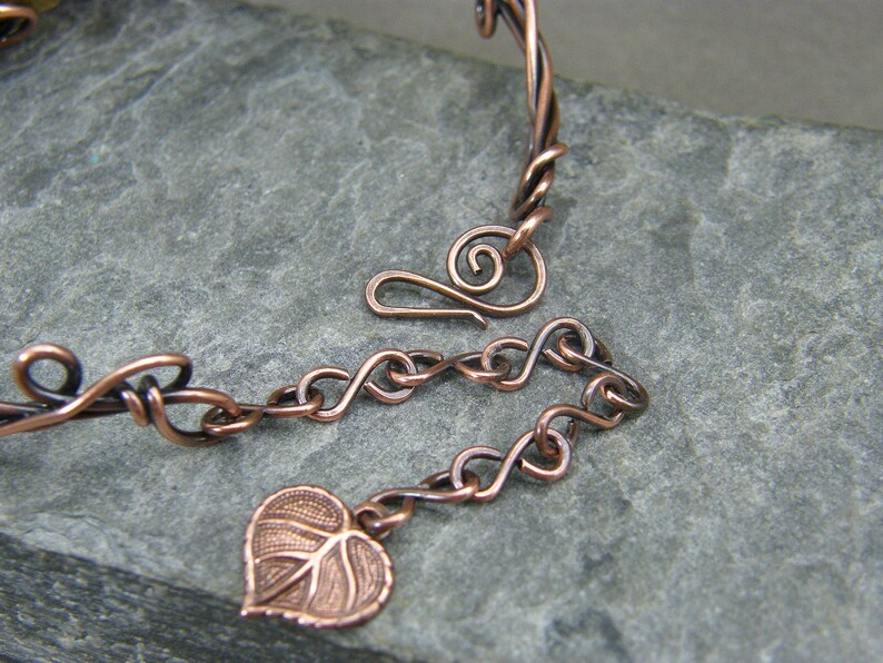 Adjustable Bangle Copper Anniversary Gifts for Her Copper Etsy UK