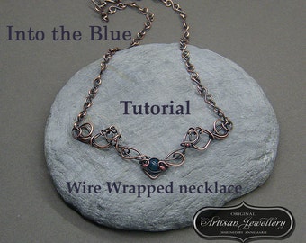 Wire Wrapped Necklace Tutorial: DIY Jewelry Instructions (PDF)