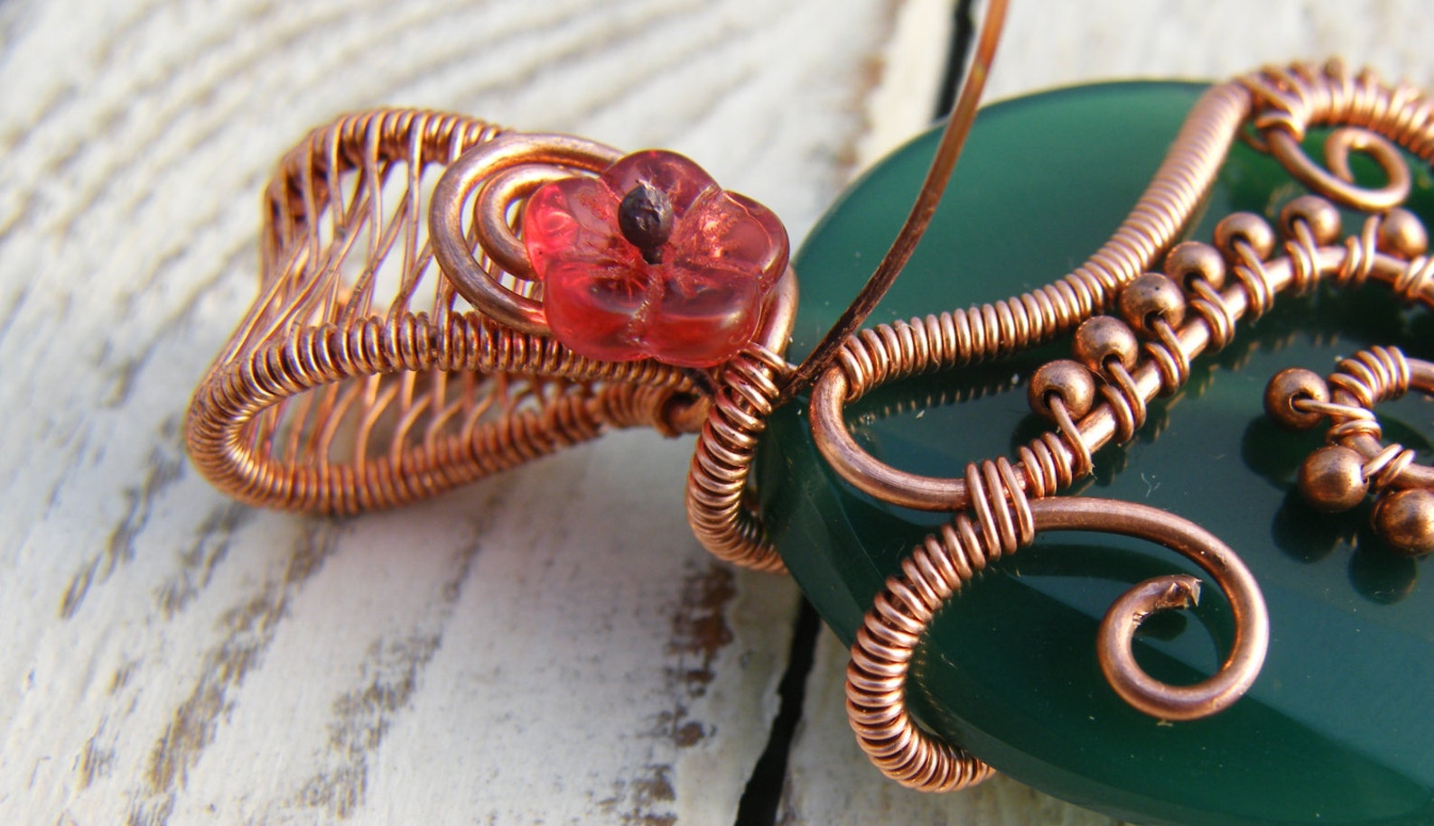 Wire Wrap Tutorial Wire wrapped necklace tutorial Wire Etsy