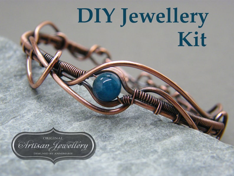 Wire Wrapped Jewellery Kit Wire Wrapping Tutorial Wire Etsy UK