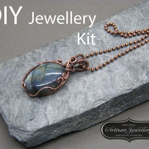 Wire Wrapped Schmuck Tutorial ~ Wire Wrapped Cabochon Tutorial ~ Wire Wrapping ~ Wire Wrapping Anleitung ~ Strumpffüller Schmuckset ~