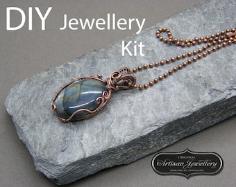 Wire Wrapped Schmuck Tutorial ~ Wire Wrapped Cabochon Tutorial ~ Wire Wrapping ~ Wire Wrapping Anleitung ~ Strumpffüller Schmuckset ~