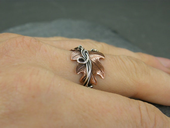 Leaf hotsell thumb ring