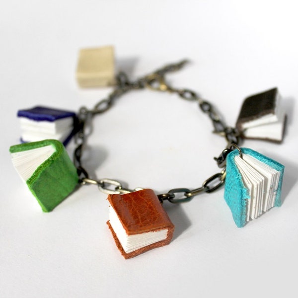 Book Chain Bracelet Etsy
