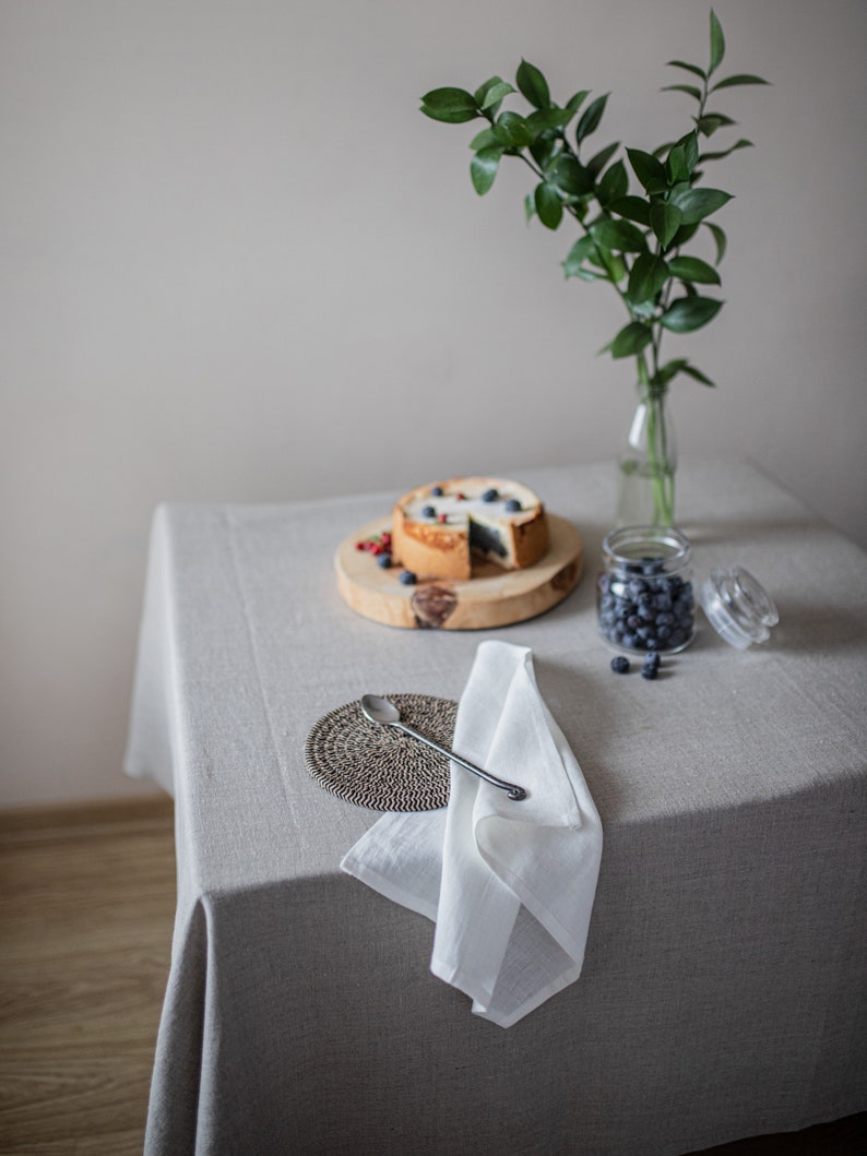 Marineblauwe linnen keukenhanddoeken, linnen theedoek, vlasbadhanddoek, linnen handdoek, verzachte linnen handdoek, linnen theedoeken, badkamerhanddoek White