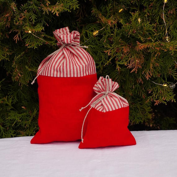 10 Sacchetti Regalo Per Vino In Lino - Con Chiusura A Coulisse, Riutilizzabili, Ideali Per Matrimoni, Natale E Feste