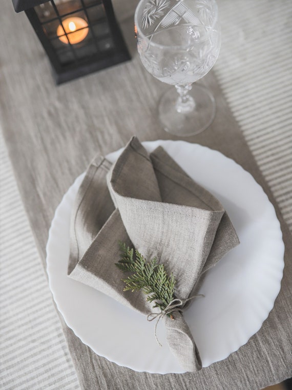 Cobalt Blue Linen Napkin, Cloth Dining Napkins, Linen Table Cloth, Table  Linens, Blue Table Decor, Stone-washed Linen Cloth Napkins 