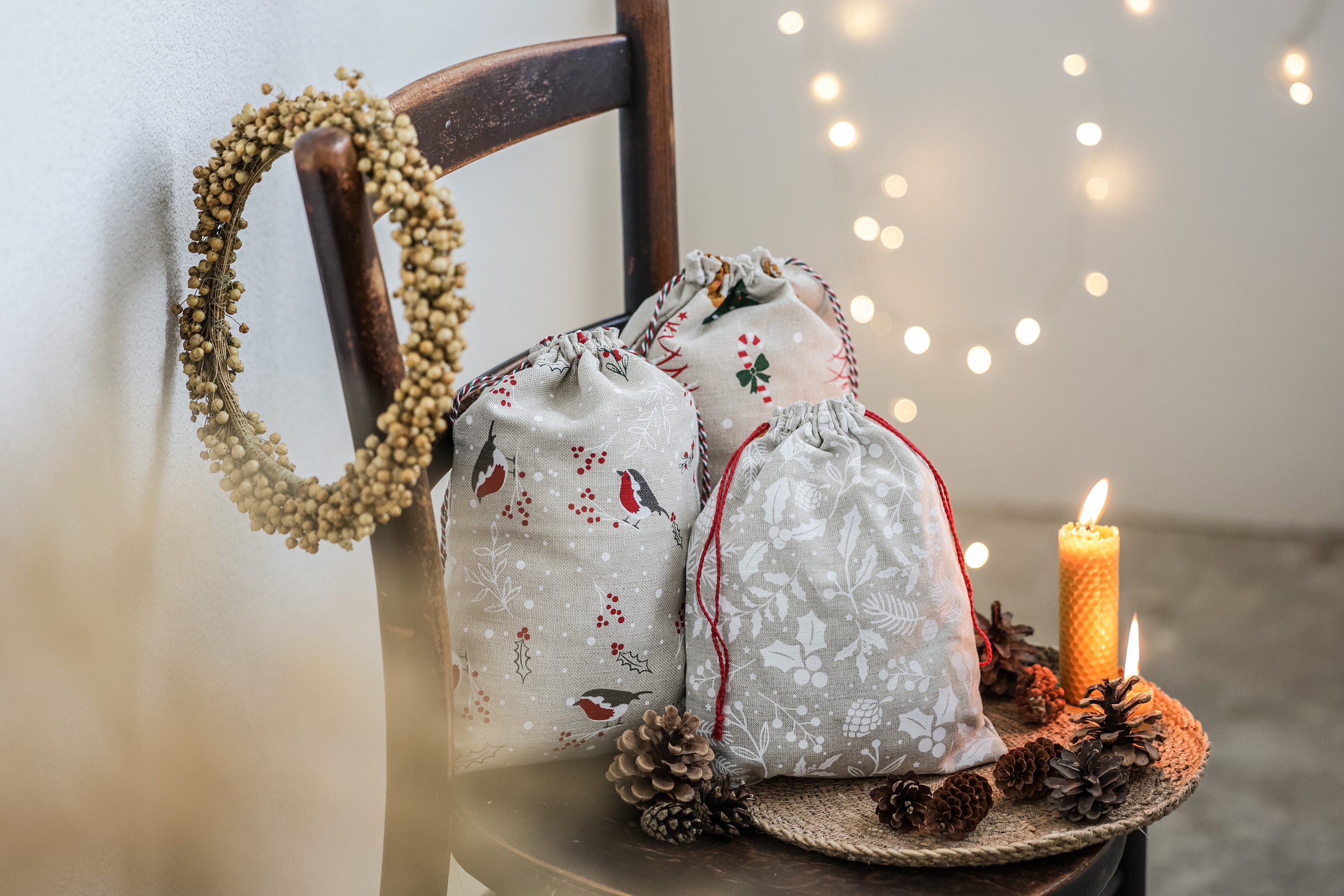 Cloth gift bags online new arrivals