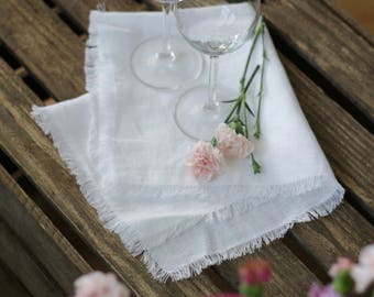 Linen napkins, cloth napkins, sizes 12", 14", 16", 18", 20", soft, washed linen, Wedding napkins, restaurant napkins, table cloth linen
