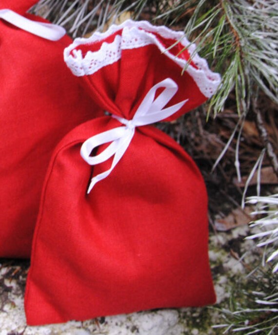 Christmas Natural Linen Gift Bag Christmas Sack Christmas Favor Bag Christmas Decor Christmas Favor Christmas Pouch Party Favor Bag Etsy Canada