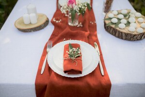 Chemin De Table Automne 40x140 Cm - Motif Feuilles Et Citrouilles Orange - Polyester Résistant à L'eau - Pour Décoration Halloween, Thanksgiving, Repas Festifs