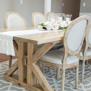 White linen table runner, ruffled table runner, washed linen table cloth, rustic table runners, fringes table runner, flax table runners