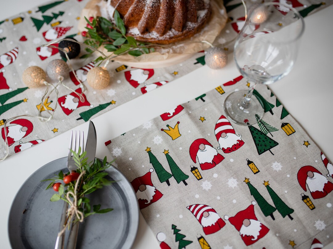 Tovaglioli Di Carta Natalizi Con Babbo Natale E Albero - 40 Pezzi, Eleganti E Biodegradabili